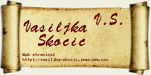 Vasiljka Skočić vizit kartica